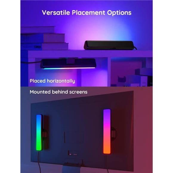 Govee Smart LED Light Bars RGBICWW TV Backlights with Scene Modes and Music Mode - Picture 6 of 6